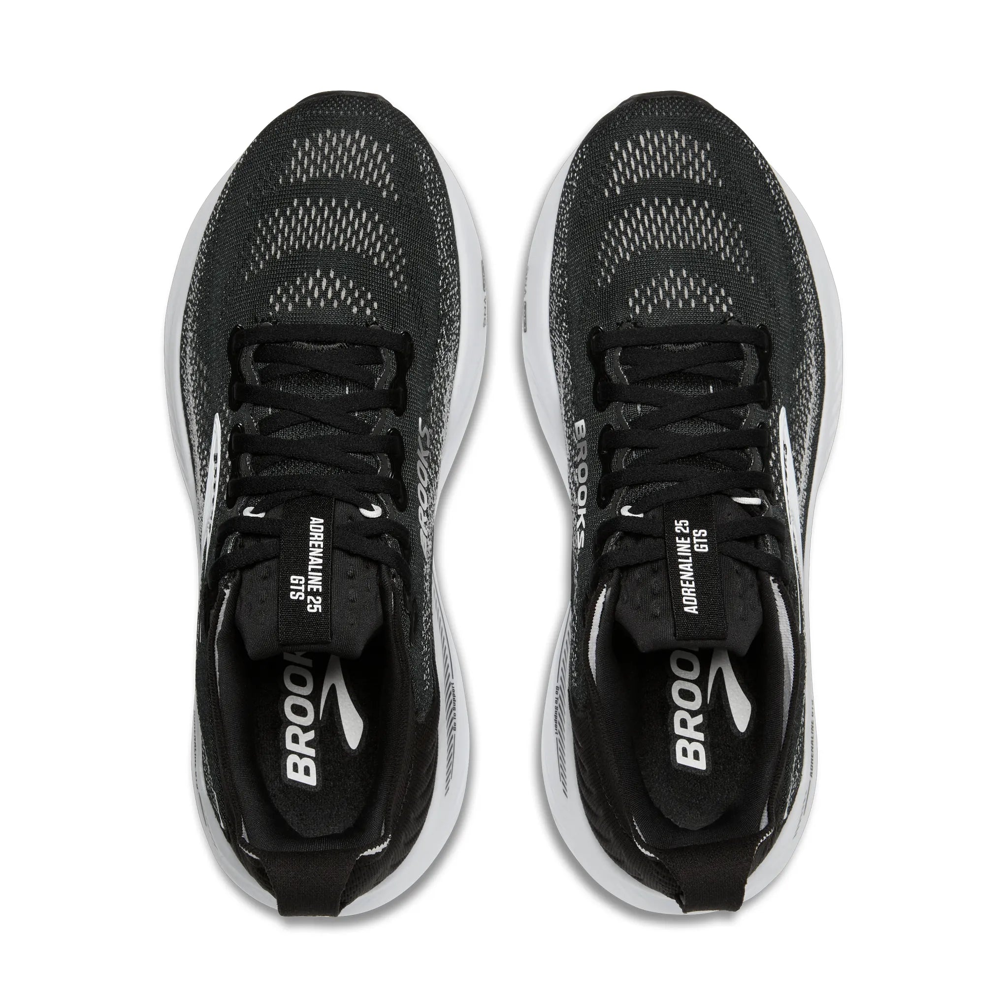 Women's - Brooks Adrenaline GTS 25 - Black/Grye/White