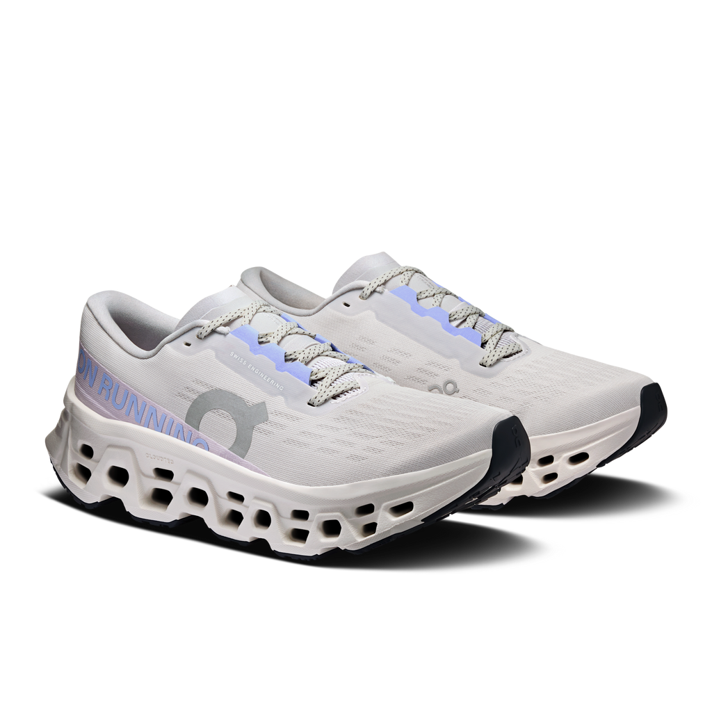 On Women's Cloudmonster 3 Frost | Ivory