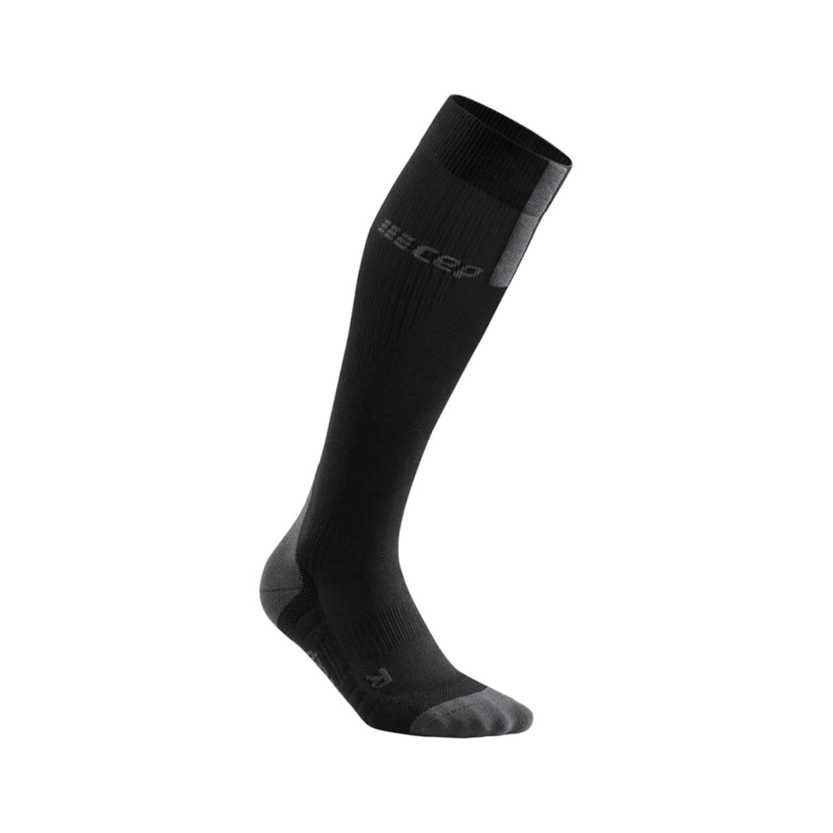 CEP Compress Tall Socks 3.0 Black-Dark Grey