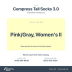 CEP Compress Tall Socks 3.0, Pink Gray Women S Ii color
