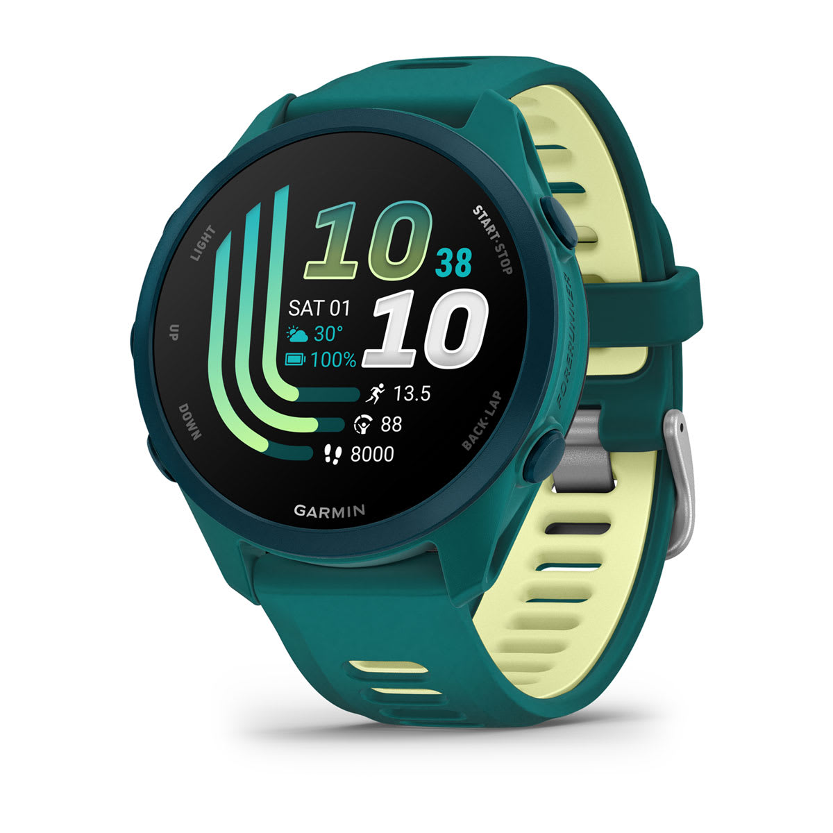 Garmin Forerunner 170 Music Teal Green with Teal Green/Citron Band