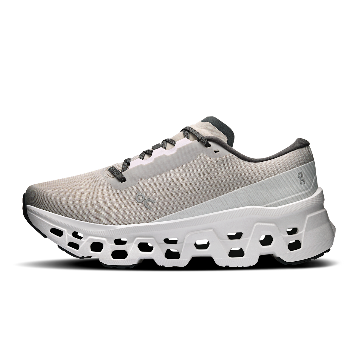 On Women's Cloudmonster 3 Truffle | Ivory