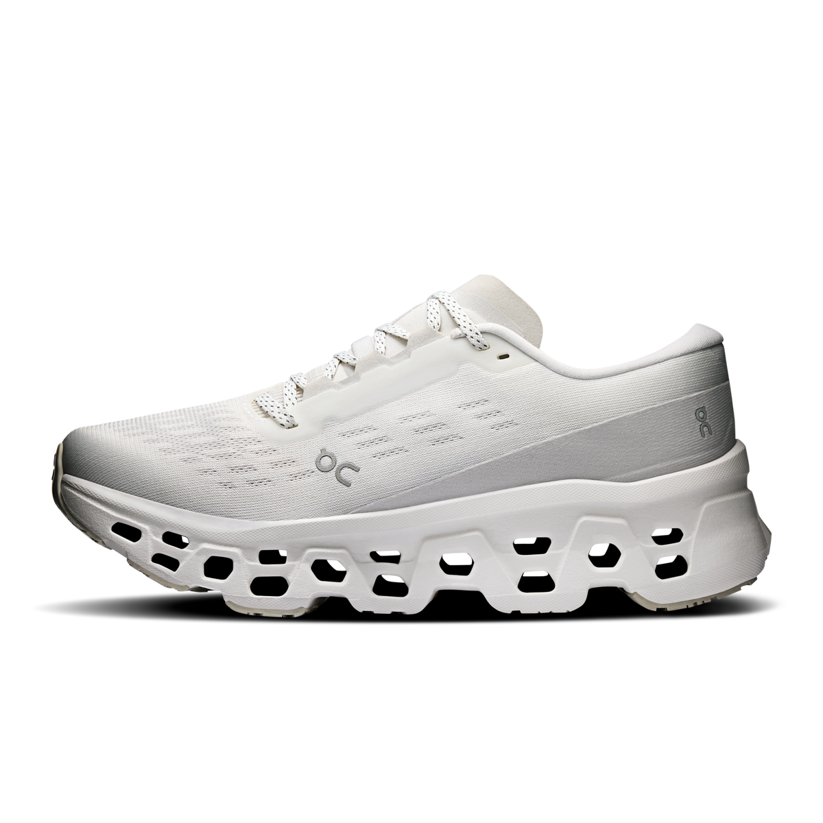 On Women's Cloudmonster 3 White | Wolf
