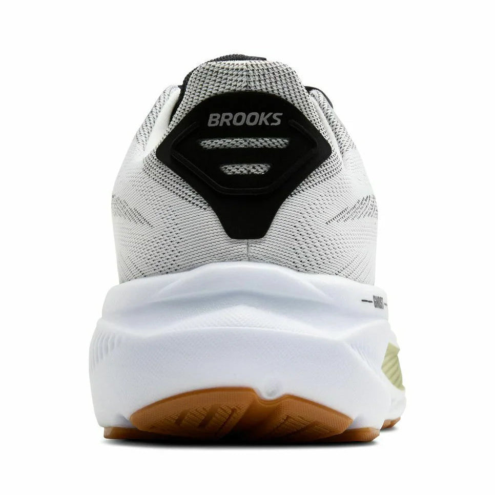 Men's - Brooks Ghost 17 - White/Black/Tea