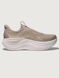 Women's - HOKA Skyward Laceless - Putty/White