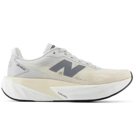 Women's - New Balance FuelCell Rebel v5 - Linen/Grey Matter/White