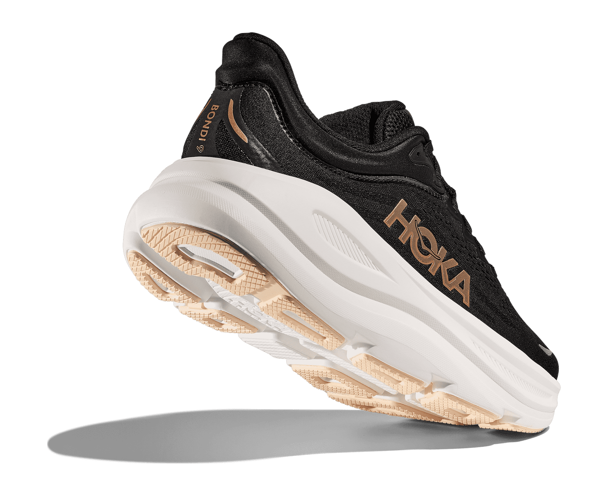 HOKA Women's Bondi 9 Black/Rose Gold