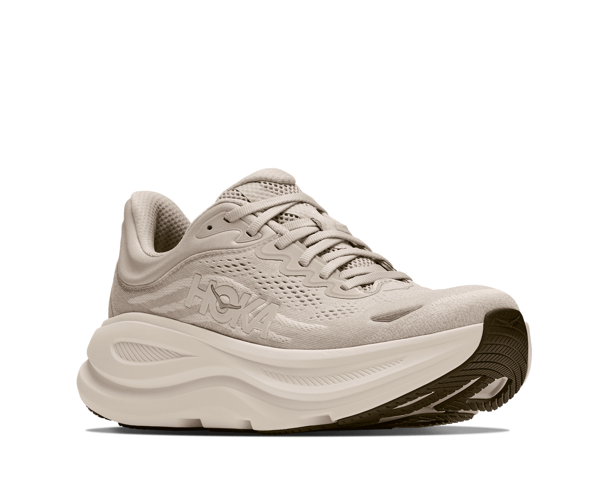 HOKA Women's Bondi 9 River Rock Grey/Alabaster