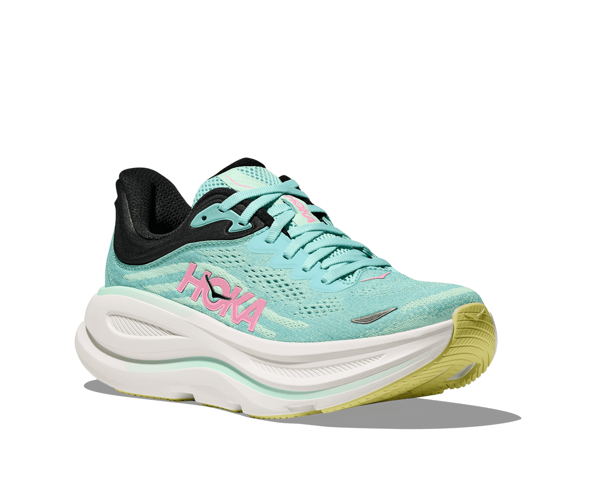 HOKA Women's Bondi 9 Blue Spark/Mint Fluorite