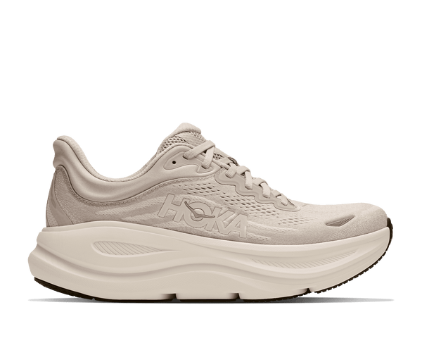 HOKA Women's Bondi 9 River Rock Grey/Alabaster
