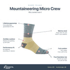 DT Hike-Trek Micro Crew Style 1953 features