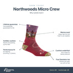 DT Hike-Trek Micro Crew Style 5013 features