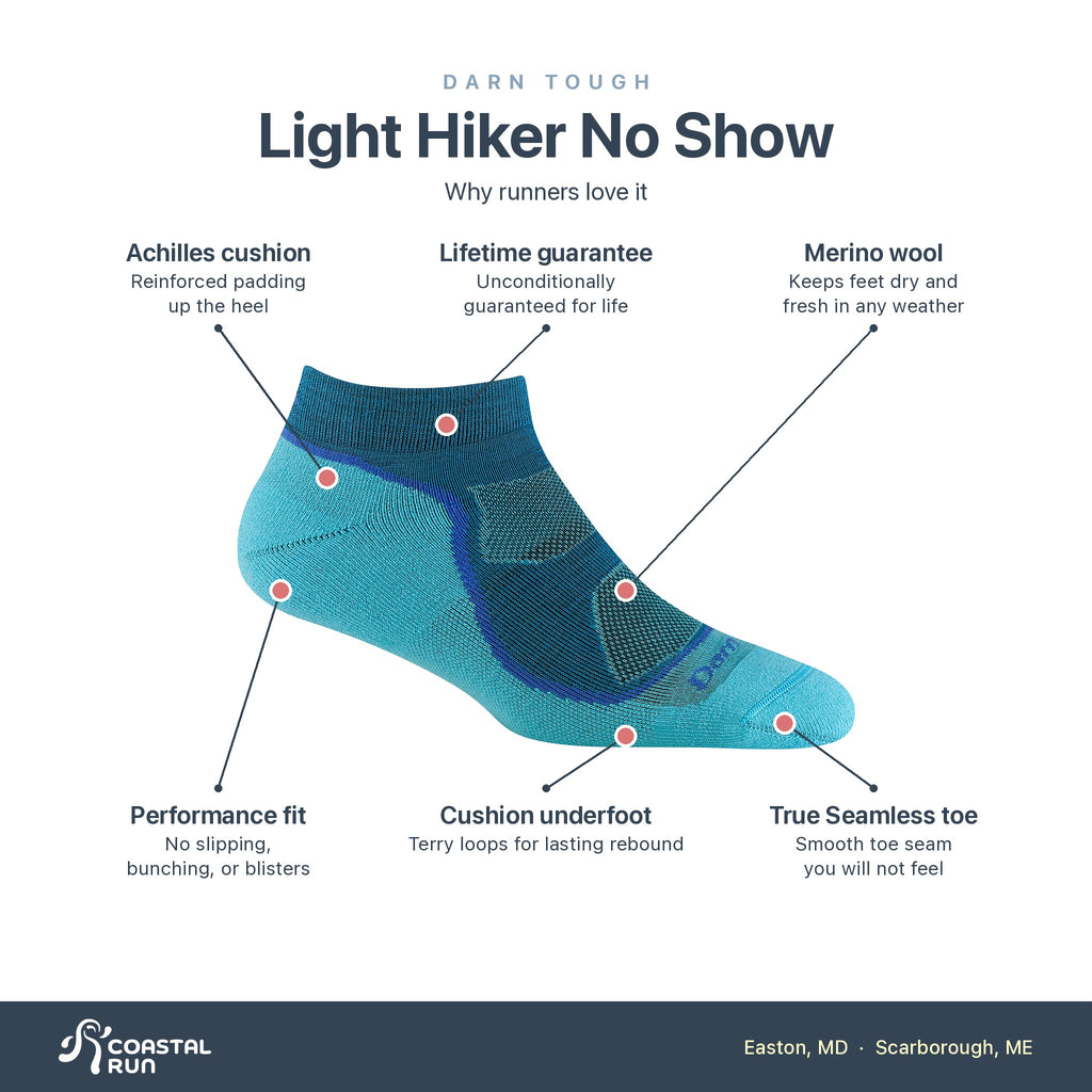 DT Hike-Trek No Show Style 1986 features