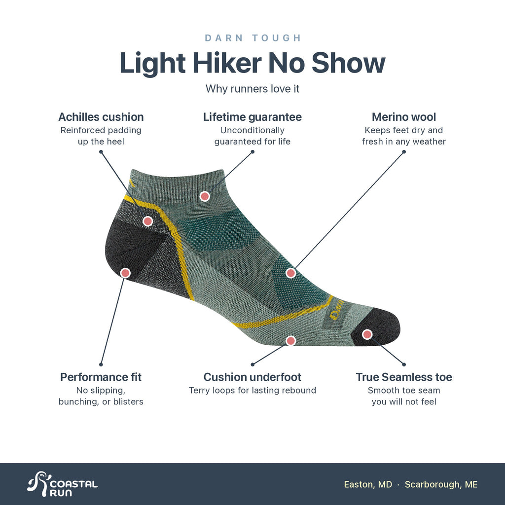 DT Hike-Trek No Show Style 1990 features