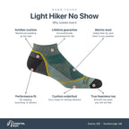 DT Hike-Trek No Show Style 1990 features