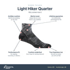 DT Hike-Trek Quarter Crew Style 1991 features