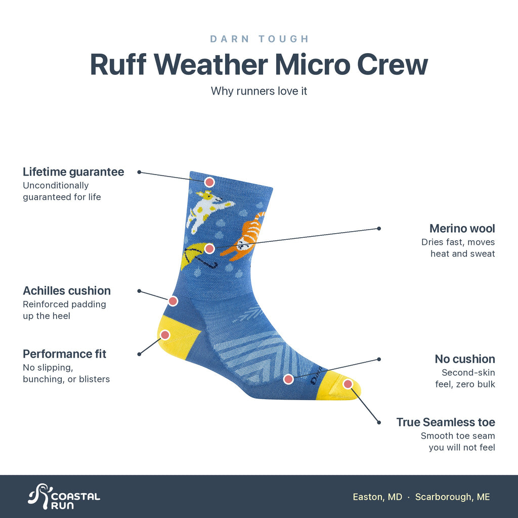 DT Run Micro Crew Style 1070 features