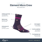 DT Run Micro Crew Style 1114 features