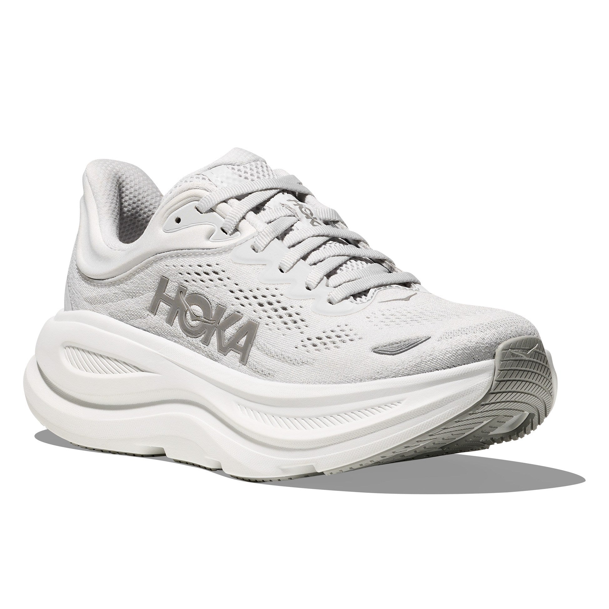 Women's - HOKA Bondi 9 - Stardust/Silver
