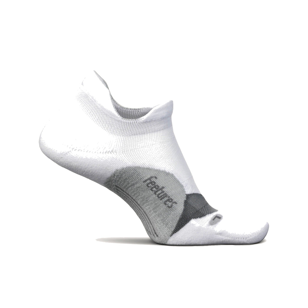 Feetures Elite Light Cushion No Show Tab White