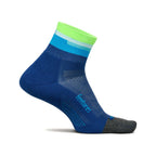 Feetures Elite LT Cush Qtr Surfboard Blue