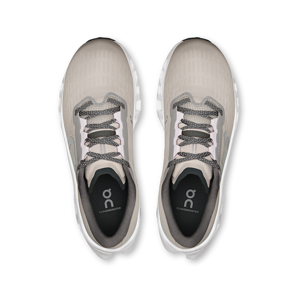On Women's Cloudmonster 3 Truffle | Ivory