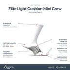 Feetures Elite LC Mini Crew features