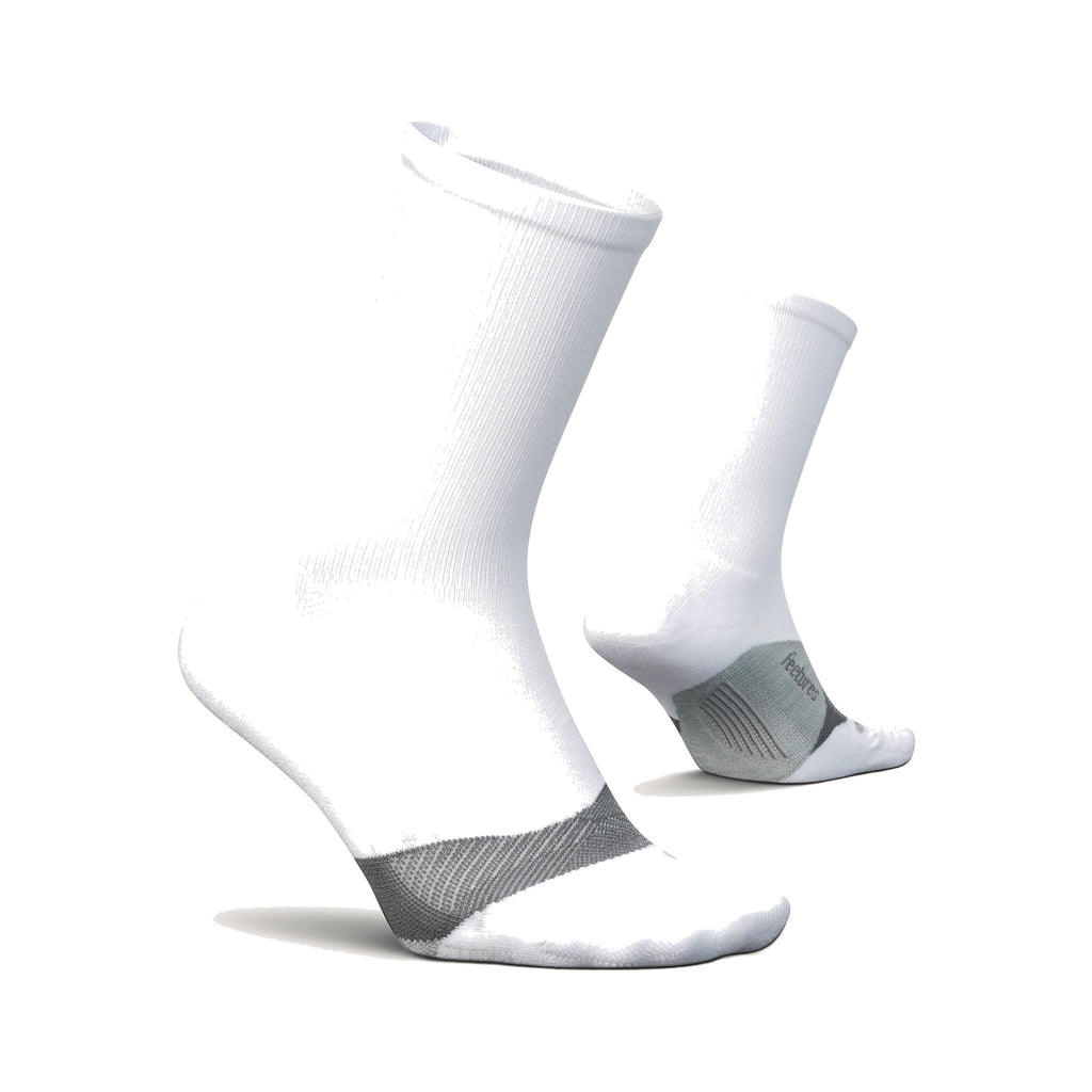 Feetures Elite LC Mini Crew White