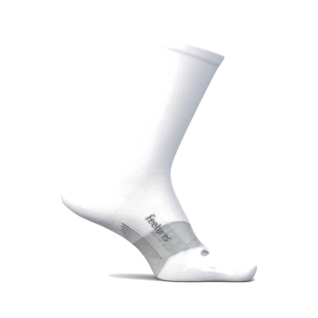 Feetures Elite Mini Crew Ultra Light White