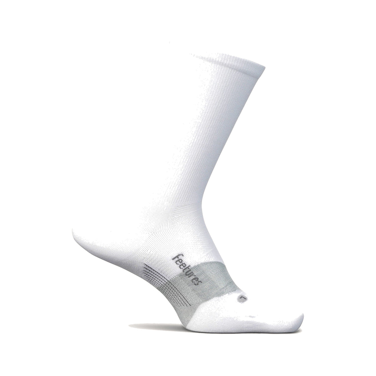 Feetures Elite Mini Crew Ultra Light White