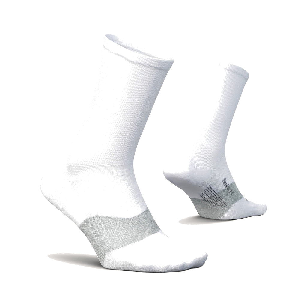 Feetures Elite Mini Crew Ultra Light White