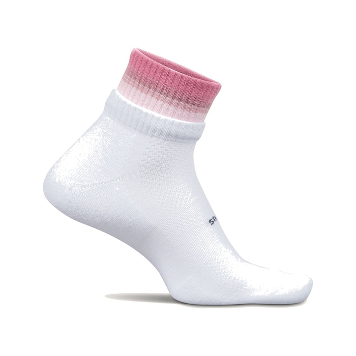 Feetures - High Performance Max Cushioned Stacked Quarter - Rose