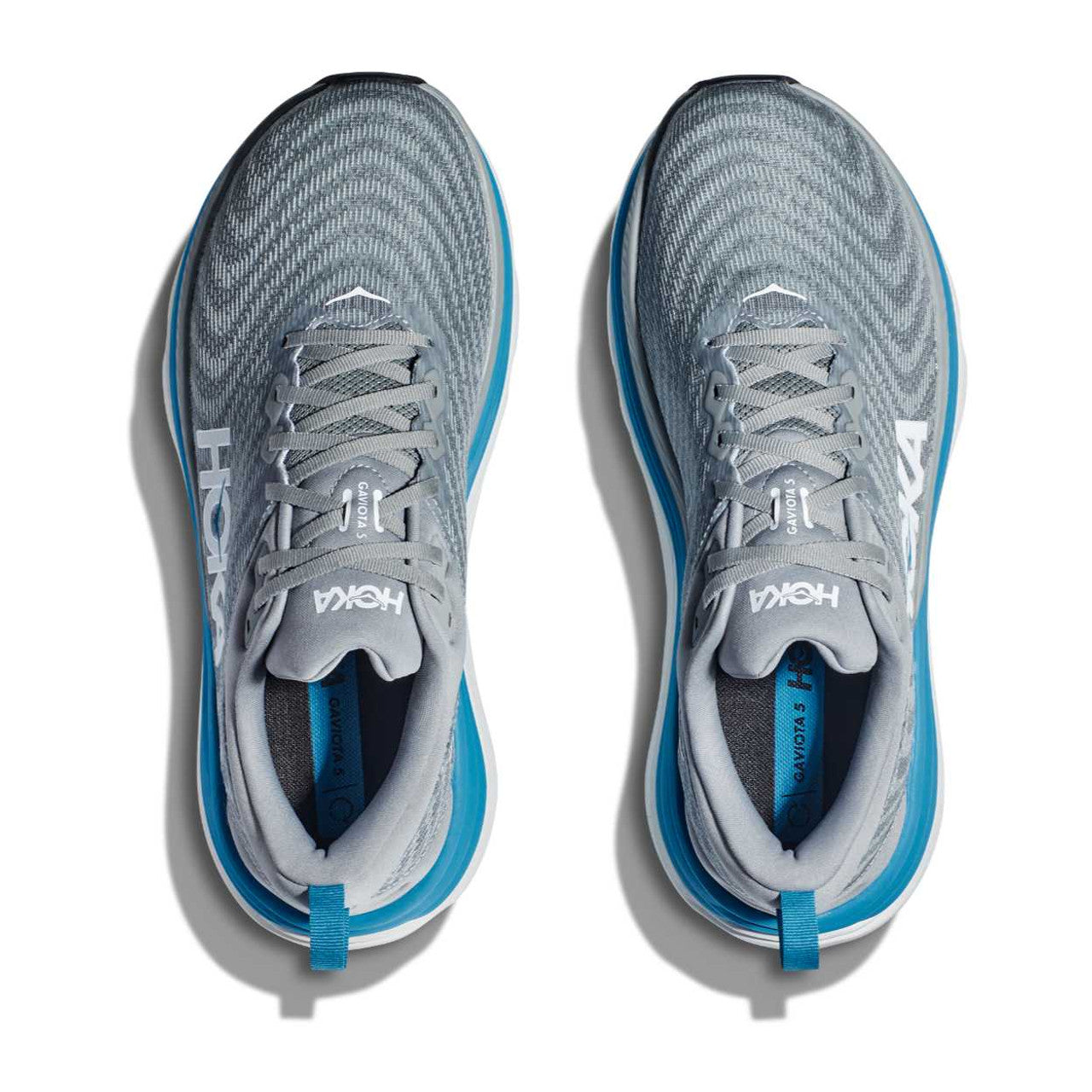 Men's - HOKA Gaviota 5 - Limestone/Diva Blue