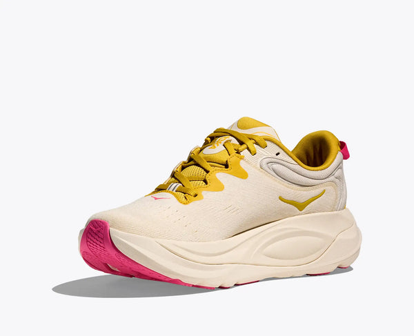 Women's - HOKA Gaviota 6 - Birch/Yellow Gold