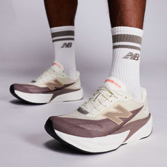 Women's - New Balance FuelCell Rebel v5 - Beige Brow