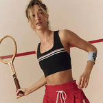 PRINTED WIN WIN BRA - BLACK - Free People