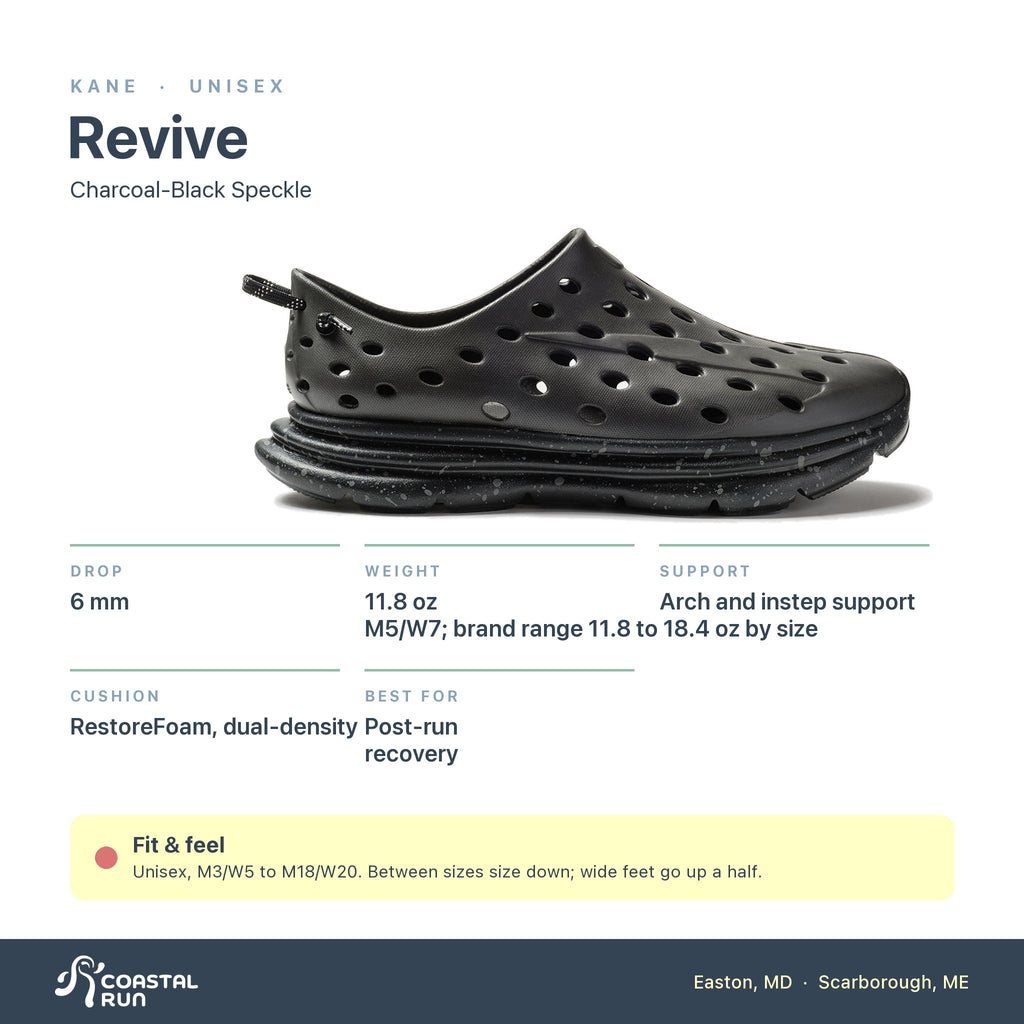 KANE Revive Charcoal-Black Speckle specs