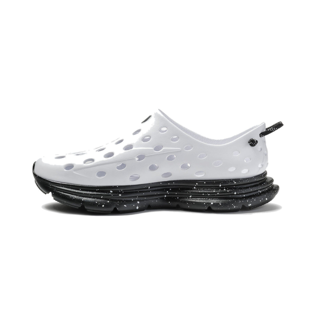KANE Revive White-Black Speckle running shoe