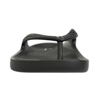 LightFeet ReVive Arch Support Thong Black recovery shoe