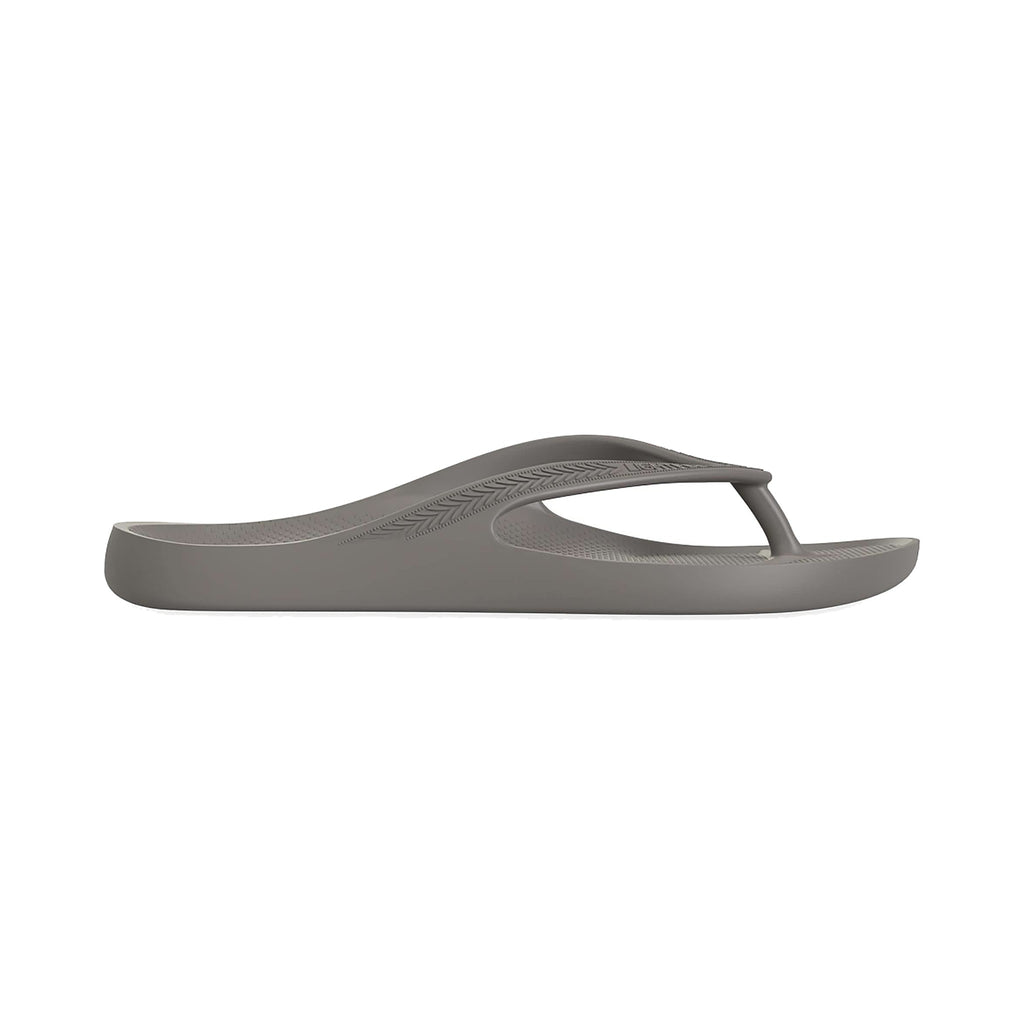 LightFeet ReVive Arch Support Thong Coastal Grey recovery shoe