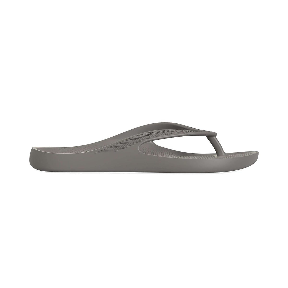 LightFeet ReVive Arch Support Thong Coastal Grey recovery shoe