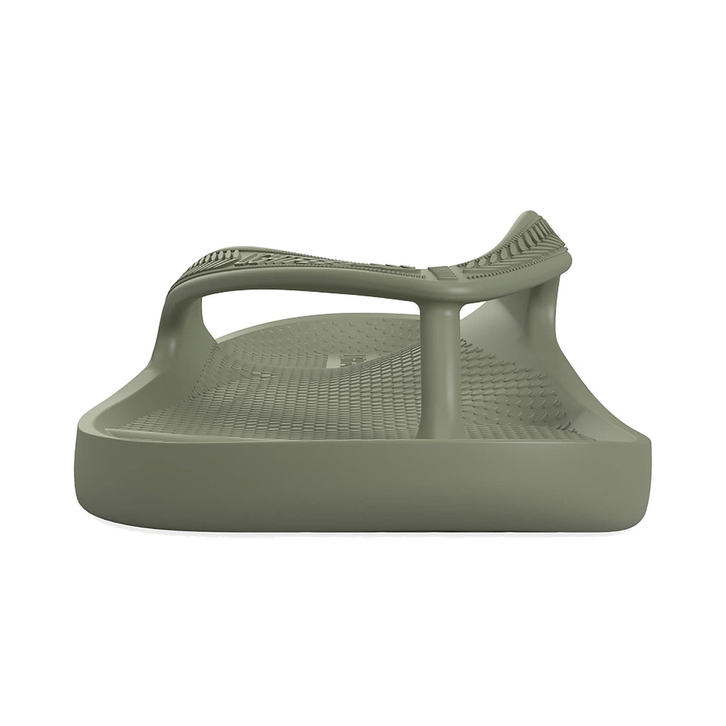 LightFeet ReVive Arch Support Thong Khaki recovery shoe