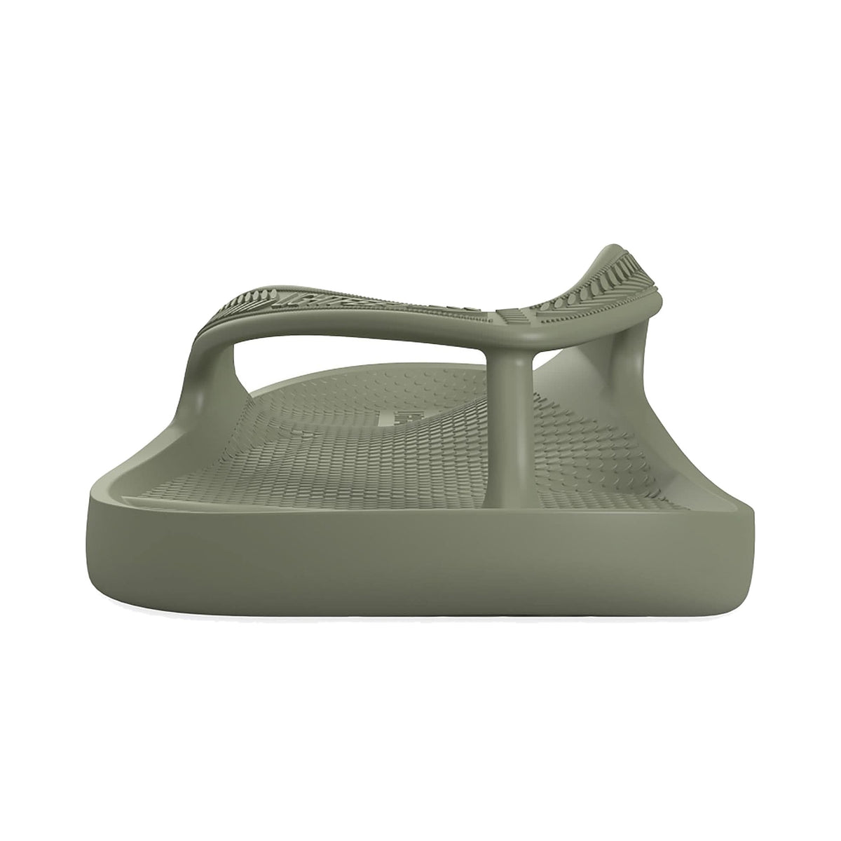 LightFeet ReVive Arch Support Thong Khaki recovery shoe