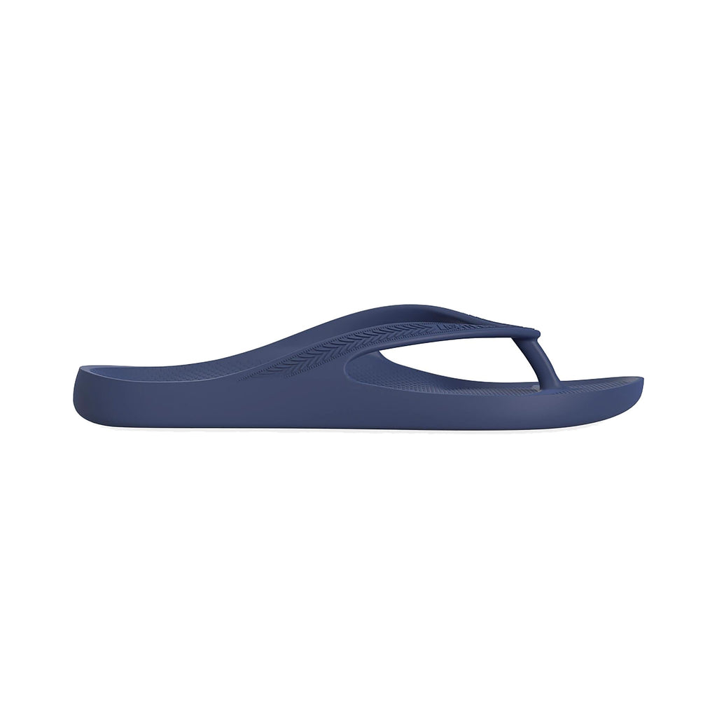 LightFeet ReVive Arch Support Thong Navy Blue recovery shoe