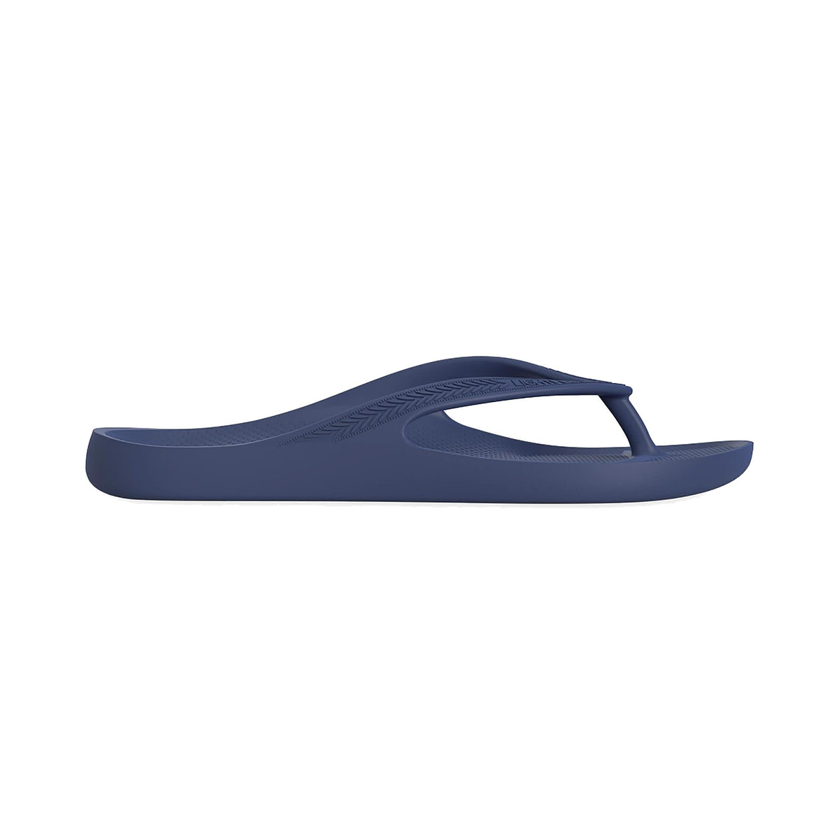 LightFeet ReVive Arch Support Thong Navy Blue recovery shoe