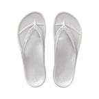 LightFeet ReVive Arch Support Thong White recovery shoe
