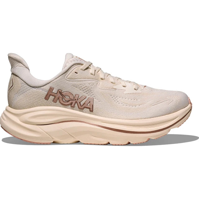 Women's - HOKA Clifton 10 - alabaster / rose gold