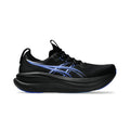 Men's ASICS Gel Nimbus 28 Black-Neon Blue running shoe