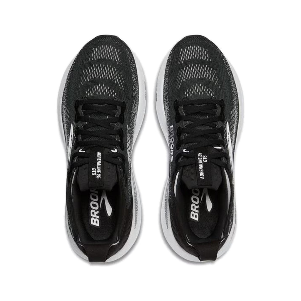 Men's Brooks Adrenaline GTS 25 Black-Grey-White running shoe