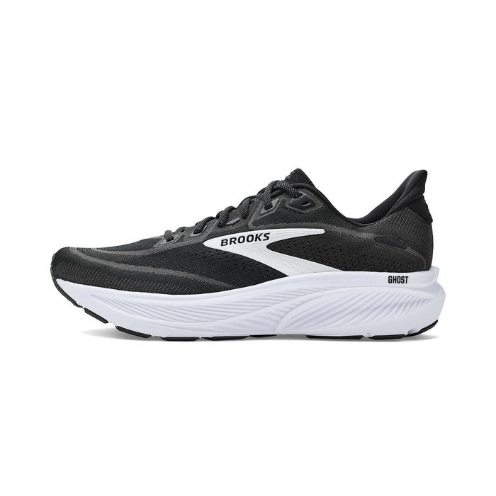 Men's - Brooks Ghost 18 - Black/Grey/White